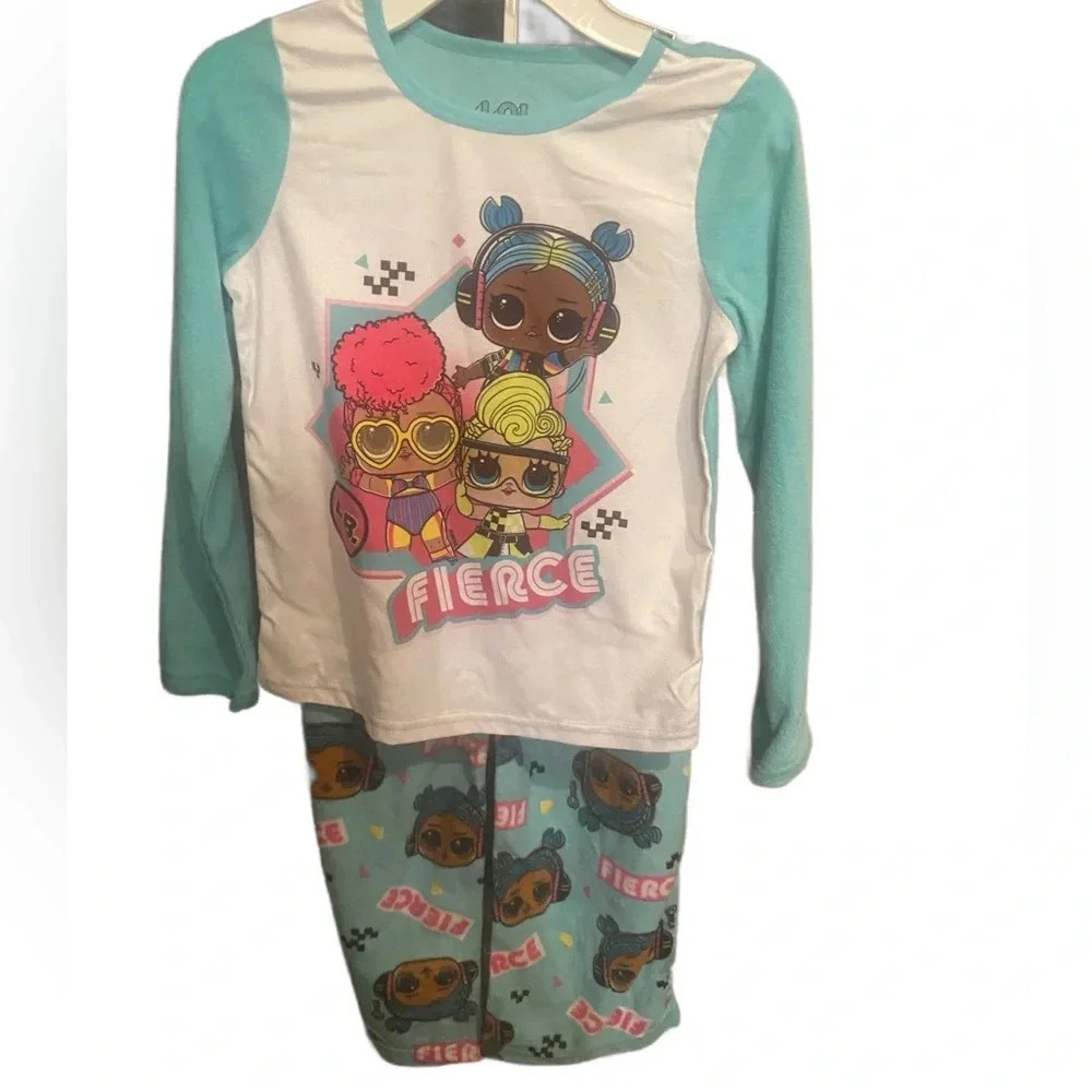 L.O.L. Surprise! Little Girls Top and Pajama, 2-Piece Set Size 8 & 4 NWT